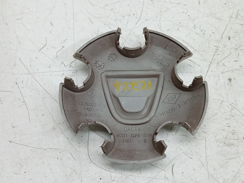 Recambio de tapacubos para dacia duster (hm_) 1.2 tce 125 (hmma) referencia OEM IAM  403157451R 