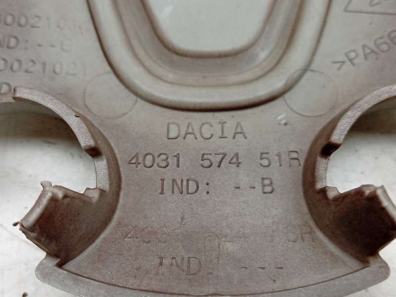 Recambio de tapacubos para dacia duster (hm_) 1.2 tce 125 (hmma) referencia OEM IAM  403157451R 