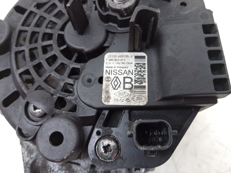 Recambio de alternador para renault espace v (jr_) 1.6 dci 160 referencia OEM IAM F000BL0814 231004BE0B ALF750501BS/ALF750501HQ/