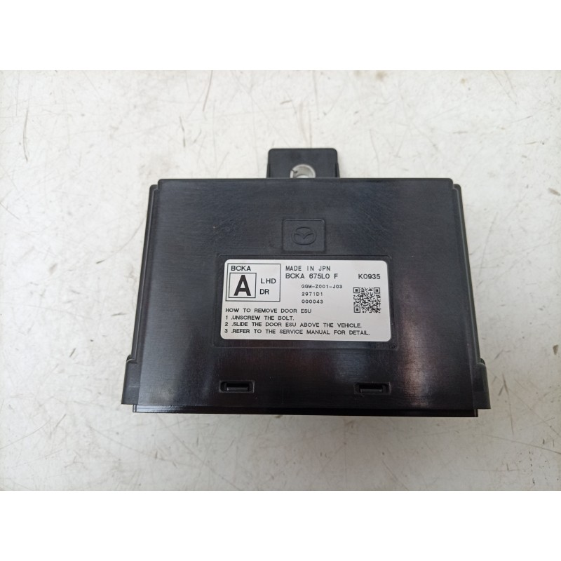 Recambio de modulo confort para mazda 3 hatchback (bp) 2.0 skyactiv-g m hybrid referencia OEM IAM  BCKA675L0 