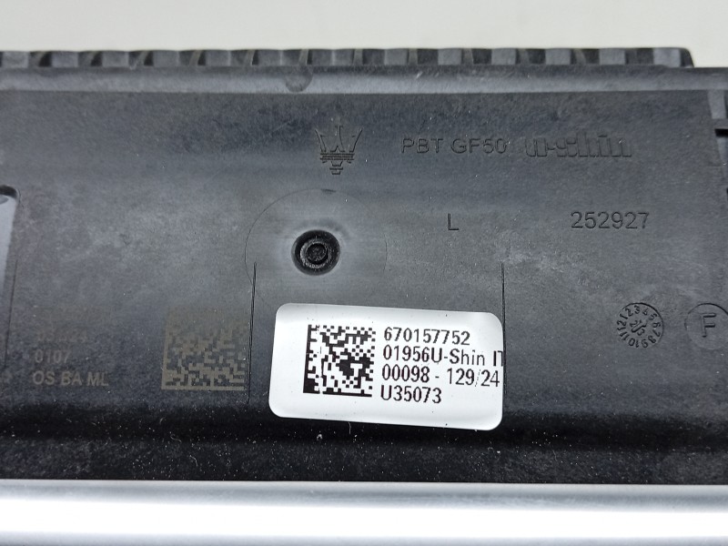 Recambio de maneta exterior trasera izquierda para maserati grecale gt mild hybrid q4 referencia OEM IAM 670157752 670167496 
