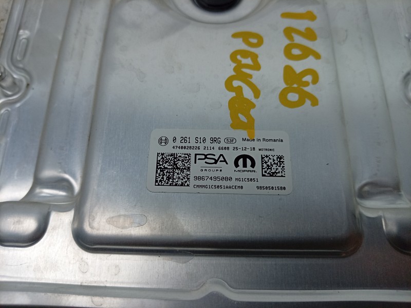 Recambio de centralita motor uce para peugeot 208 5p allure hybrid 110 edcs6 referencia OEM IAM 0861S109RG 9867495080 