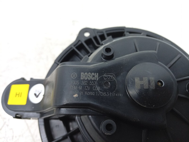 Recambio de ventilador calefaccion para kia stinger (ck) 2.0 tgdi cat referencia OEM IAM F00S3B2552 97113D2000 