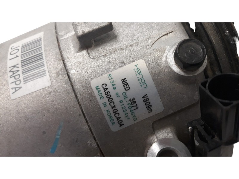 Recambio de compresor aire acondicionado para kia picanto (ja) concept referencia OEM IAM VS09M CA500CXGCA04 