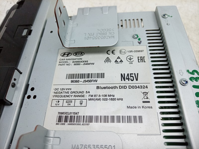Recambio de sistema navegacion gps para kia stinger (ck) 2.0 tgdi cat referencia OEM IAM 96525J5400 96560J5450 