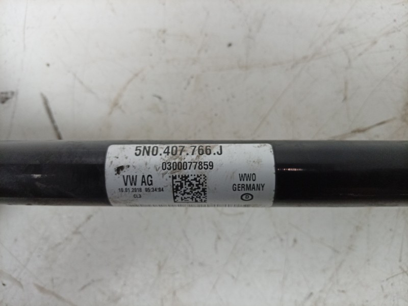 Recambio de transmision delantera derecha para audi q3 (8ub, 8ug) 1.4 tsi referencia OEM IAM  5N0407766J TVW310/GDS82386/V1259