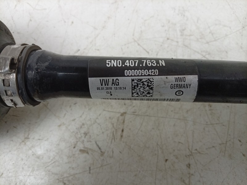 Recambio de transmision delantera izquierda para audi q3 (8ub, 8ug) 1.4 tsi referencia OEM IAM  5N0407763N V1290
