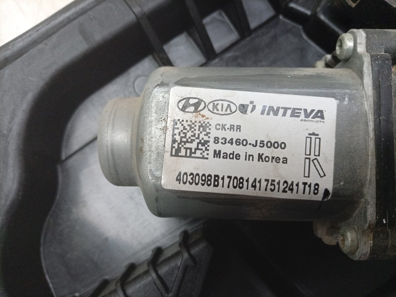 Recambio de elevalunas trasero derecho para kia stinger (ck) 2.0 tgdi cat referencia OEM IAM  83481J5000 