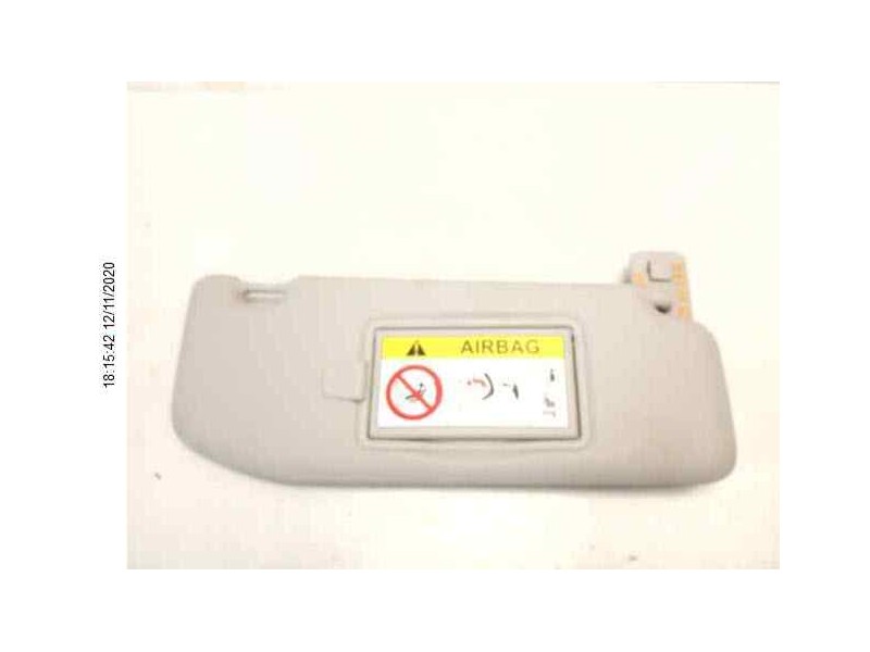 Recambio de parasol derecho para citroen c3 1.2 12v e-thp referencia OEM IAM YQ001791BJ  