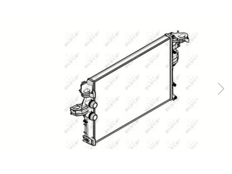 Recambio de radiador agua para iveco daily furgón 2.3 diesel referencia OEM IAM 5801264635  58430