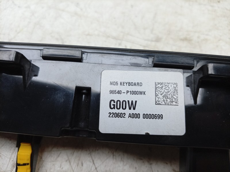 Recambio de mando climatizador para kia sportage v (nq5) 1.6 t-gdi referencia OEM IAM  96540P1000WK 
