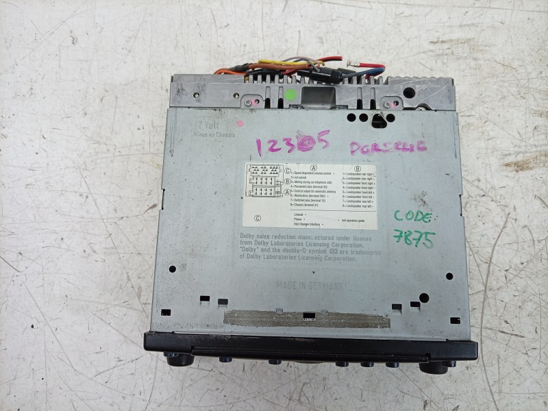 Recambio de sistema audio / radio cd para porsche 911 descapotable (996) 3.4 carrera 4 referencia OEM IAM  00004490110 