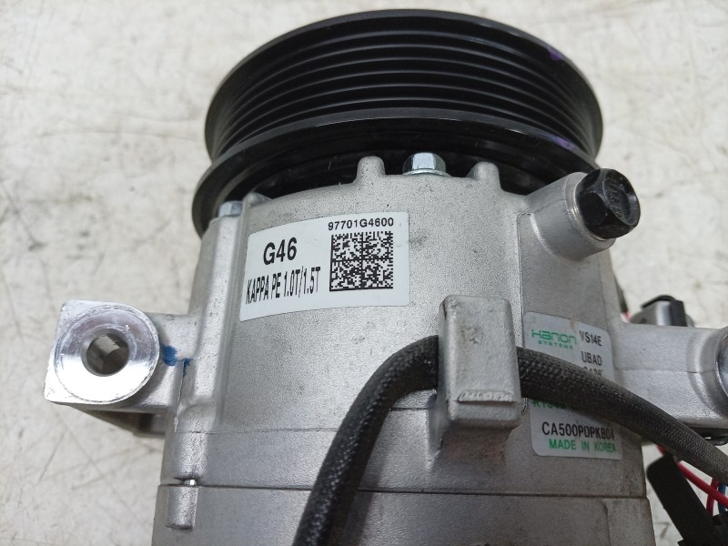 Recambio de compresor aire acondicionado para hyundai i30 (pde, pd, pden) 1.0 t-gdi referencia OEM IAM 97701J7000 97701G4600 320