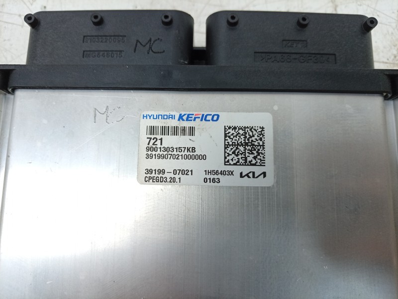 Recambio de centralita motor uce para hyundai i30 (pde, pd, pden) 1.0 t-gdi referencia OEM IAM  3919907021 