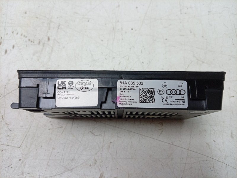 Recambio de modulo electronico para seat ibiza v (kj1, kjg) 1.0 tsi referencia OEM IAM  81A035502 