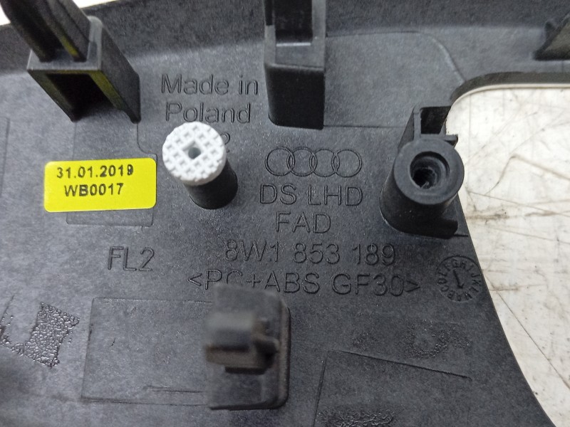 Recambio de moldura para audi a4 b9 (8w2, 8wc) 40 tfsi mild hybrid referencia OEM IAM  8W1853189 