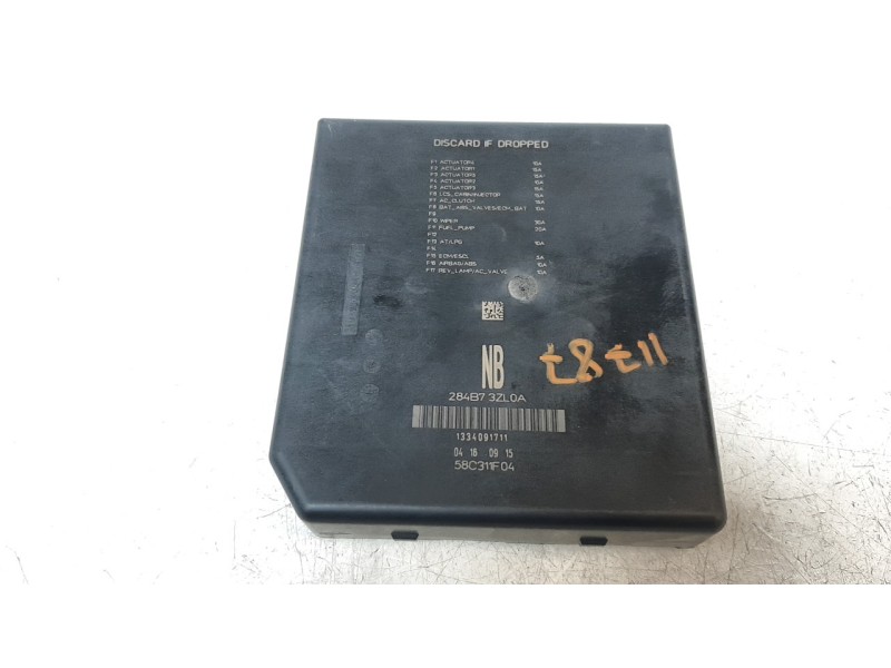 Recambio de caja reles / fusibles para nissan pulsar (c13) acenta referencia OEM IAM 284B73ZL0A  