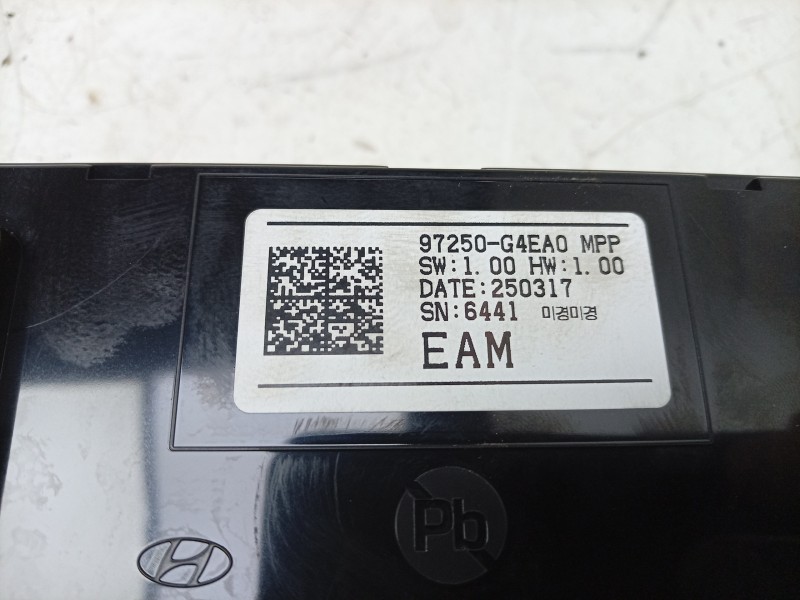 Recambio de mando climatizador para hyundai i30 (pde, pd, pden) 1.0 t-gdi referencia OEM IAM  97250G4EA0 
