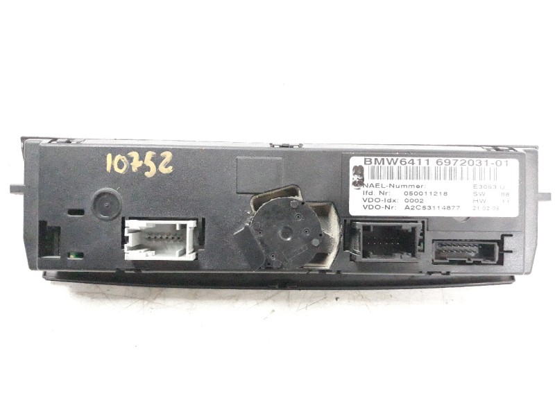Recambio de mando climatizador para bmw serie 1 berlina (e81/e87) 1.6 16v cat referencia OEM IAM 64119199259  