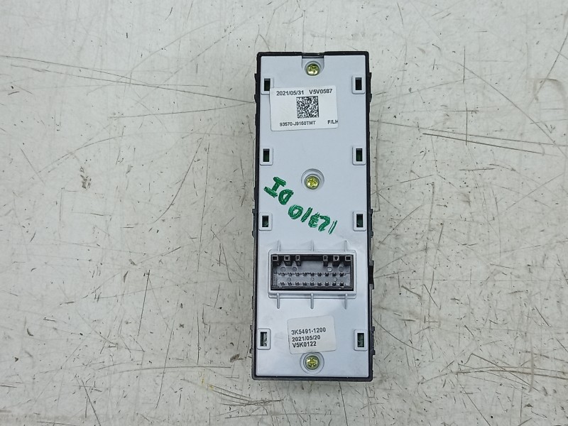 Recambio de mando elevalunas delantero izquierdo para hyundai kona (os, ose, osi) 1.6 gdi hybrid referencia OEM IAM  93570J9150 