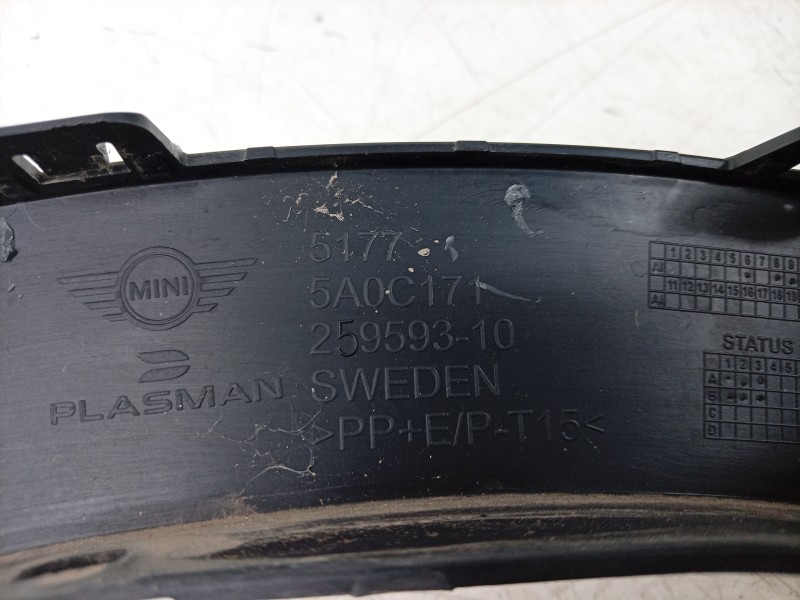 Recambio de aletin delantero izquierdo para mini countryman d countryman d referencia OEM IAM  51775A0C171 