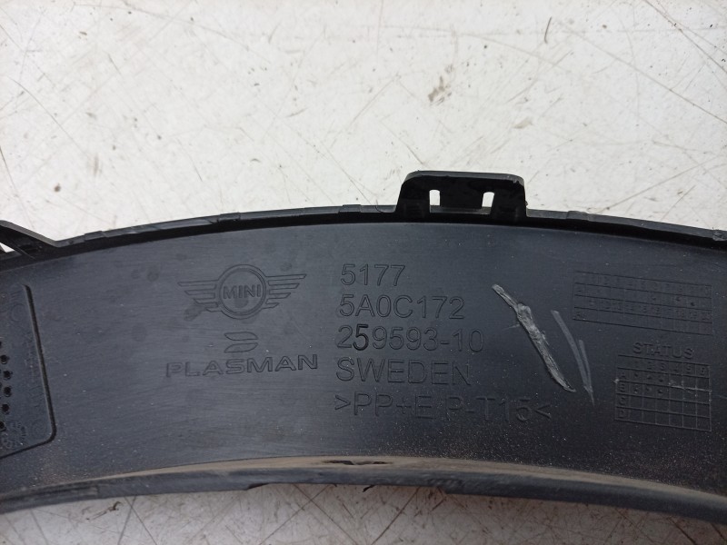Recambio de aletin delantero derecho para mini countryman d countryman d referencia OEM IAM  51775A0C172 