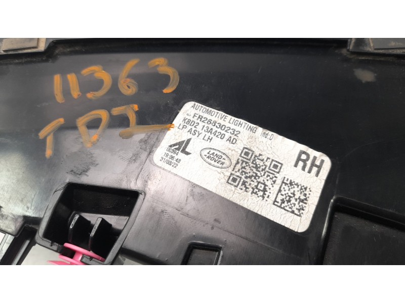 Recambio de piloto trasero derecho interior para land rover range rover evoque referencia OEM IAM LR173015  