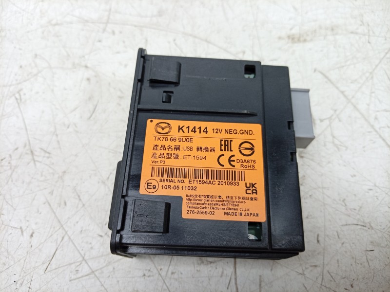 Recambio de modulo electronico para mazda cx-3 (dk) 2.0 skyactiv-g referencia OEM IAM  TK78669U0E 
