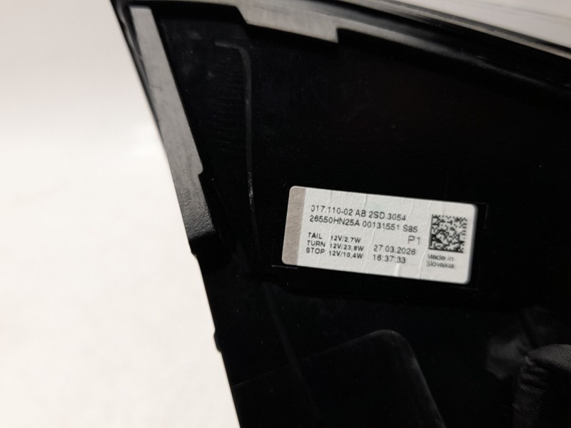 Recambio de piloto trasero derecho para nissan qashqai iii (j12) 1.5 vc-t referencia OEM IAM  26550HN25A 
