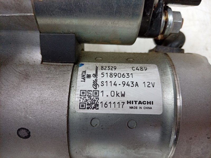 Recambio de motor arranque para abarth 124 spider 1.4 (348) referencia OEM IAM  51890631 ARF210001BS/ARF210001HQ/ARF260102HQ