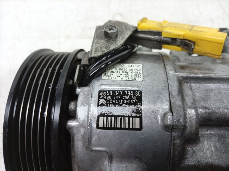 Recambio de compresor aire acondicionado para citroën c5 aircross (ac_, aj_, ar_, a4_) 1.5 bluehdi 130 (acyhzj, acyhzr) referenc