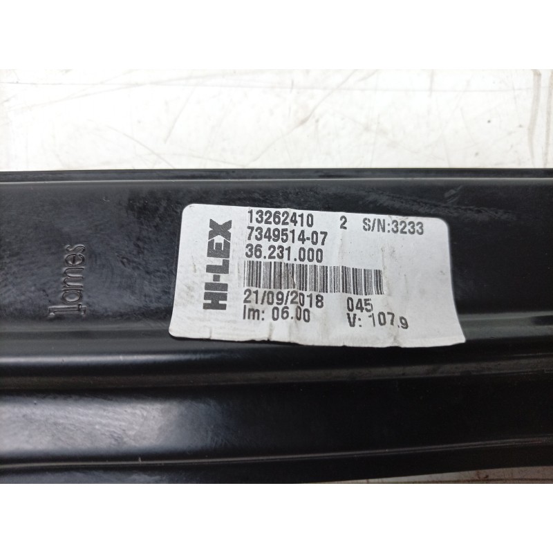 Recambio de elevalunas delantero derecho para bmw x1 (f48) sdrive 18 d referencia OEM IAM  51337434786 112092/2142704/SEF490A57H