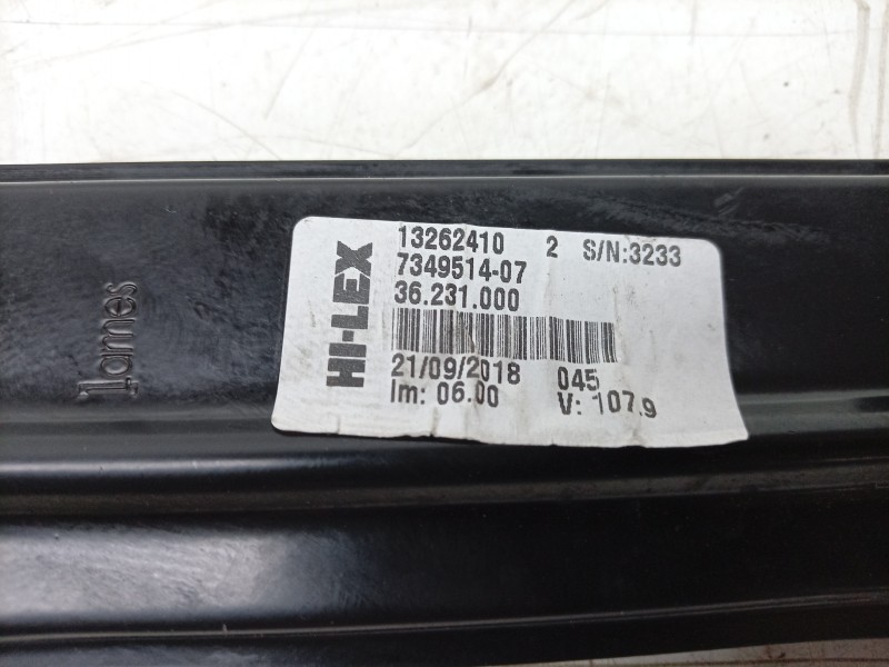 Recambio de elevalunas delantero derecho para bmw x1 (f48) sdrive 18 d referencia OEM IAM  51337434786 112092/2142704/SEF490A57H