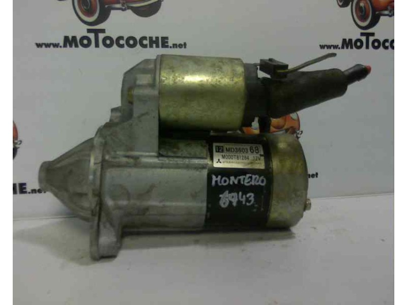 Recambio de motor arranque para mitsubishi montero pinin (h60/h70) 1.8 cat referencia OEM IAM MD360368 ARF720153 S71184