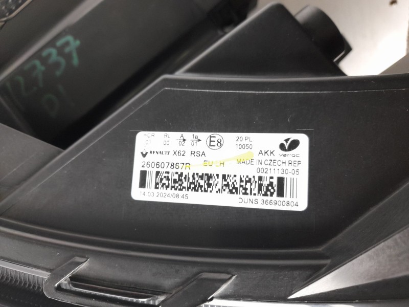 Recambio de faro izquierdo para renault master iii furgoneta (fv) 2.3 dci 150 fwd (fv0f, fv03) referencia OEM IAM  260607867R 10