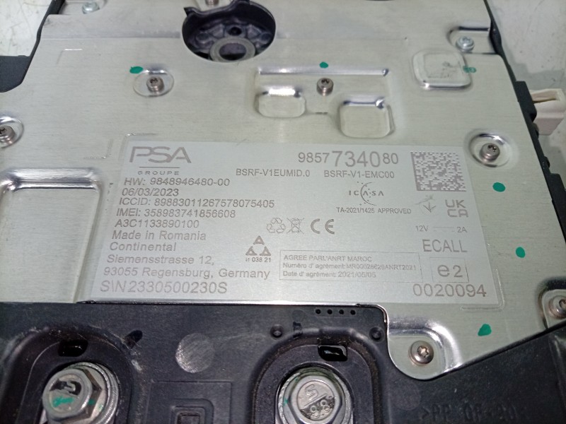 Recambio de antena para peugeot 308 sw iii (fc_, fj_, fr_, f4_, fn_) puretech 130 (frhnsl, frhnst) referencia OEM IAM  985773408