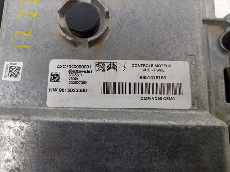 Recambio de centralita motor uce para peugeot 308 sw iii (fc_, fj_, fr_, f4_, fn_) puretech 130 (frhnsl, frhnst) referencia OEM 