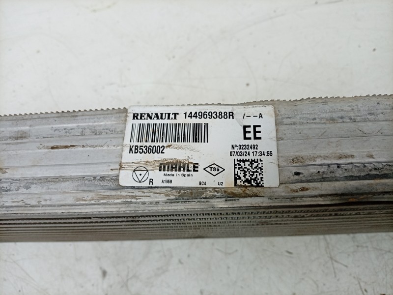 Recambio de intercooler para renault master iii furgoneta (fv) 2.3 dci 150 fwd (fv0f, fv03) referencia OEM IAM KB536002 14496938