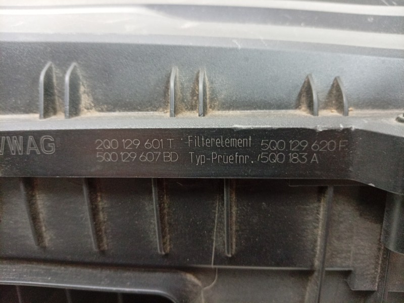 Recambio de caja filtro aire para volkswagen taigo (cs1) 1.0 tsi referencia OEM IAM 5Q0129620D 2Q0129601 