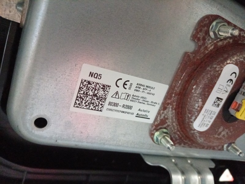 Recambio de kit airbag para kia sportage v (nq5) 1.6 t-gdi referencia OEM IAM  80100P1000WK 
