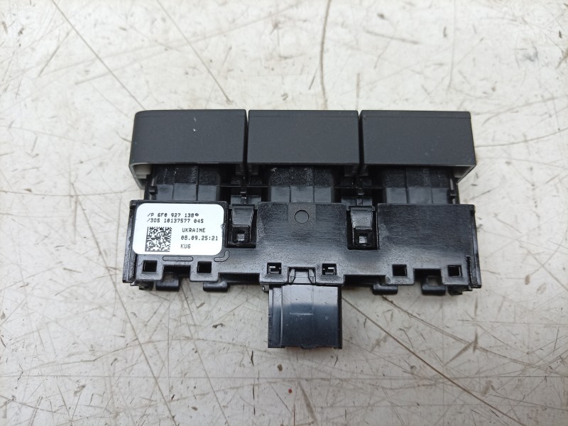 Recambio de interruptor para seat ibiza v (kj1, kjg) 1.0 tsi referencia OEM IAM  6F0927138 