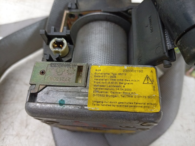 Recambio de cinturon seguridad trasero derecho para mercedes-benz clase cl (w215) coupe v8 24v cat referencia OEM IAM 230002192 