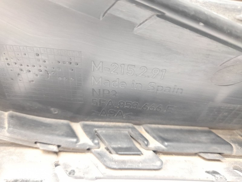 Recambio de rejilla paragolpes derecha para seat leon (kl1, klg) 1.0 tsi referencia OEM IAM  5FA853666E 