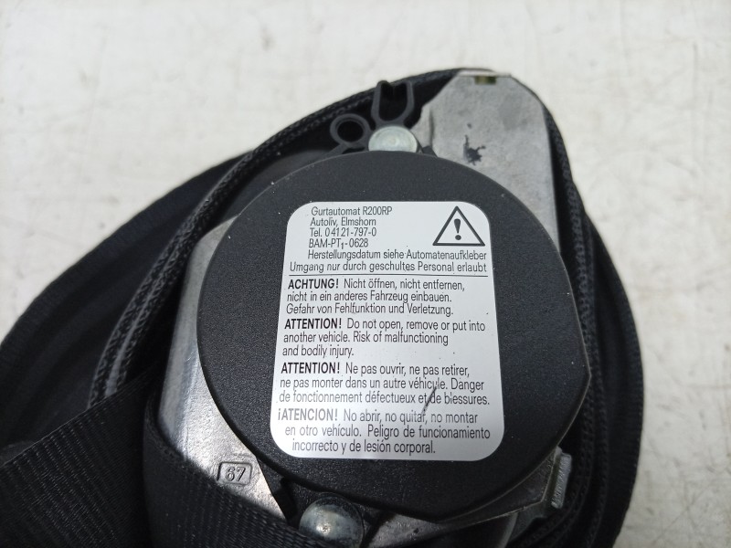Recambio de cinturon seguridad delantero derecho para seat toledo (kg3) style referencia OEM IAM  5JA857702B 