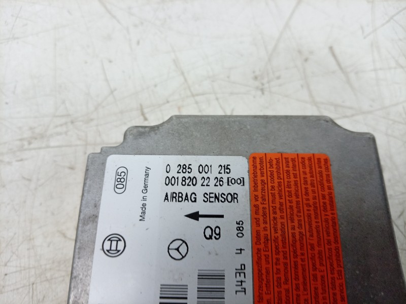 Recambio de centralita airbag para mercedes-benz clase cl (w215) coupe v8 24v cat referencia OEM IAM 0285001215 0018202226 