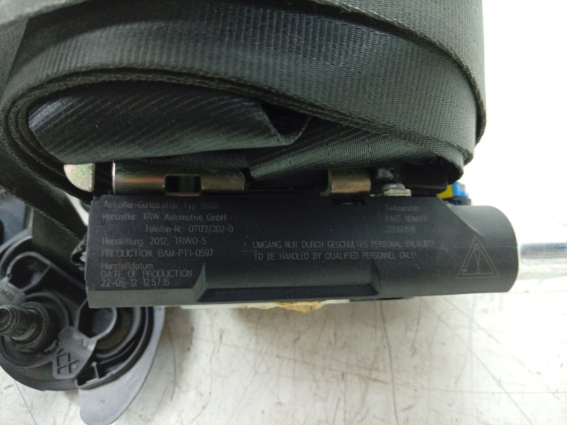 Recambio de cinturon seguridad delantero izquierdo para citroën c5 station wagon millenium referencia OEM IAM 8974Y1 1609181180 