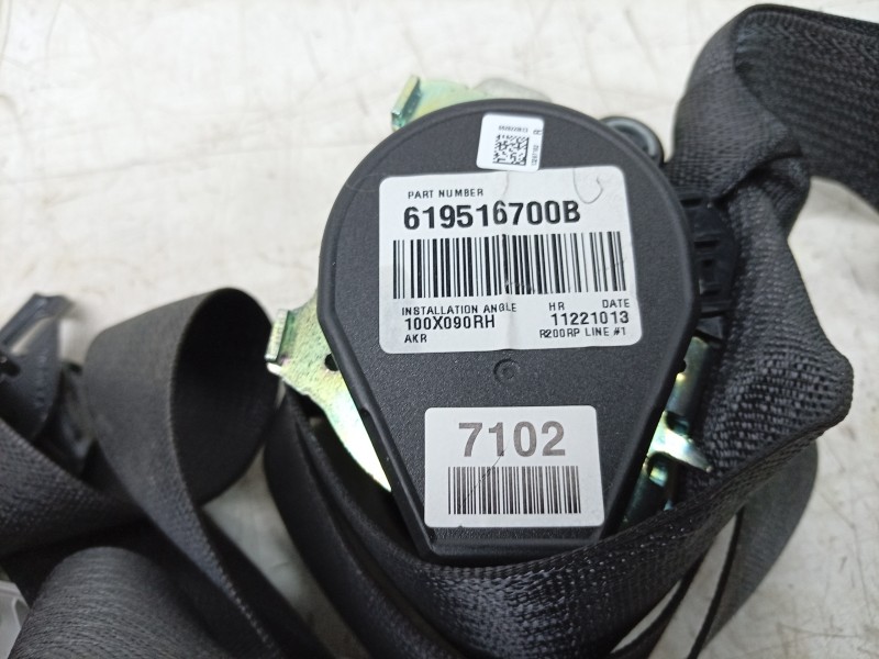 Recambio de cinturon seguridad delantero derecho para chevrolet cruze lt referencia OEM IAM 621880300 619516700B 