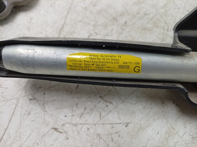 Recambio de cinturon seguridad delantero derecho para nissan x-trail (t31) le referencia OEM IAM 1059755 86884JG400 