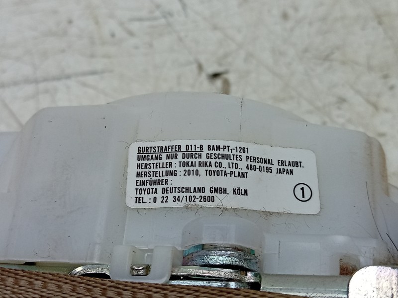Recambio de cinturon seguridad delantero izquierdo para toyota rav 4 (a3) 2.0 16v cat referencia OEM IAM  73210-42331 