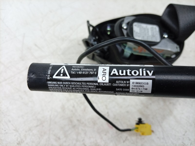 Recambio de cinturon seguridad delantero izquierdo para opel astra j lim. enjoy referencia OEM IAM 618692000B 13297080 